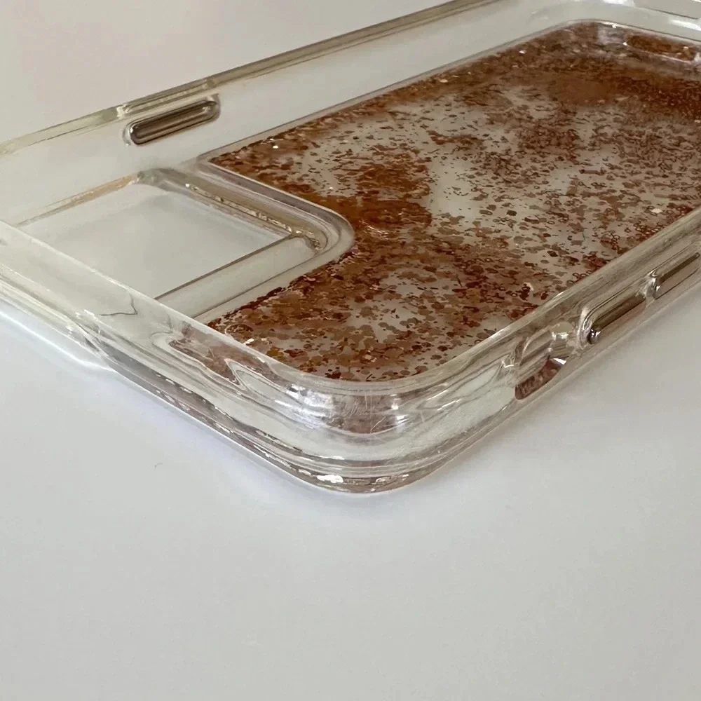 Casemate 11 Pro Max Waterfall Glitter Case Rose Gold